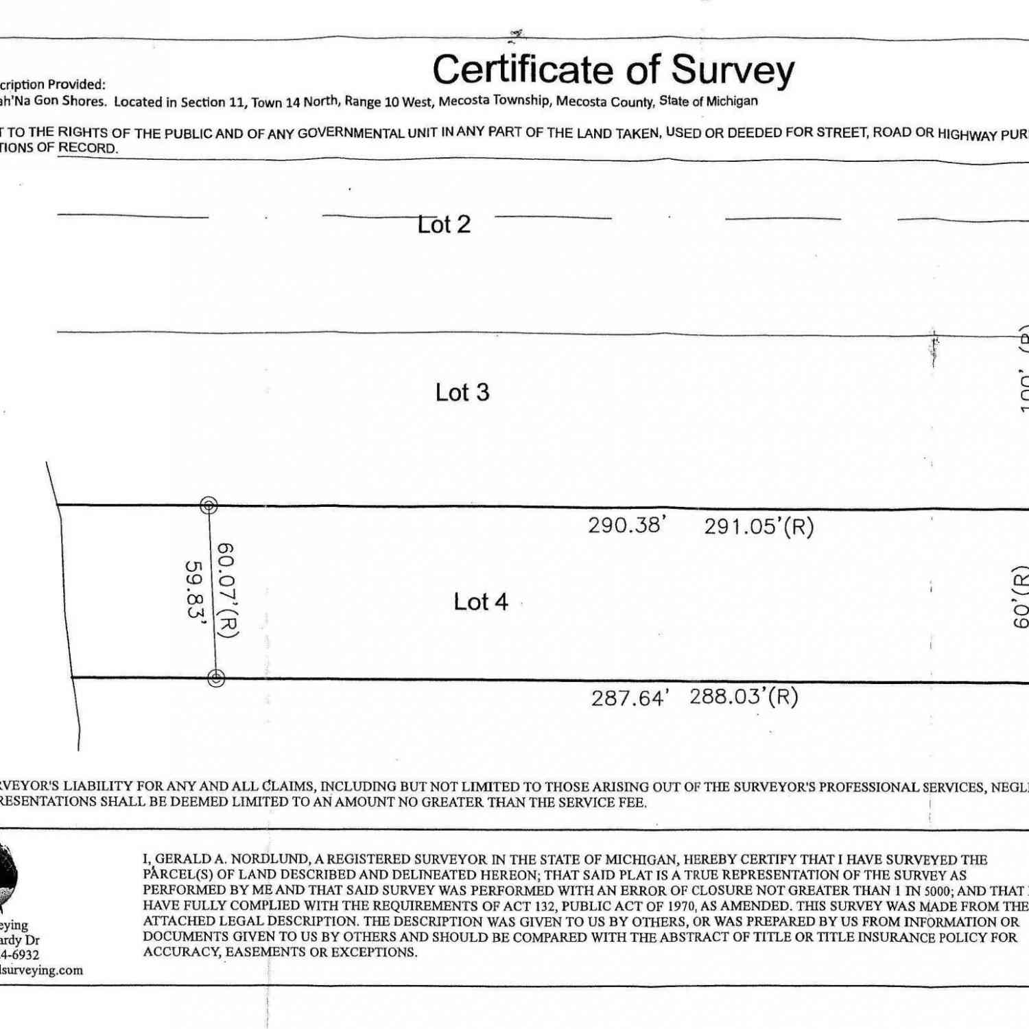 Vacant Land For Sale - 10887 O Tah'na Gon Drive<br/> Stanwood, MI 49346
