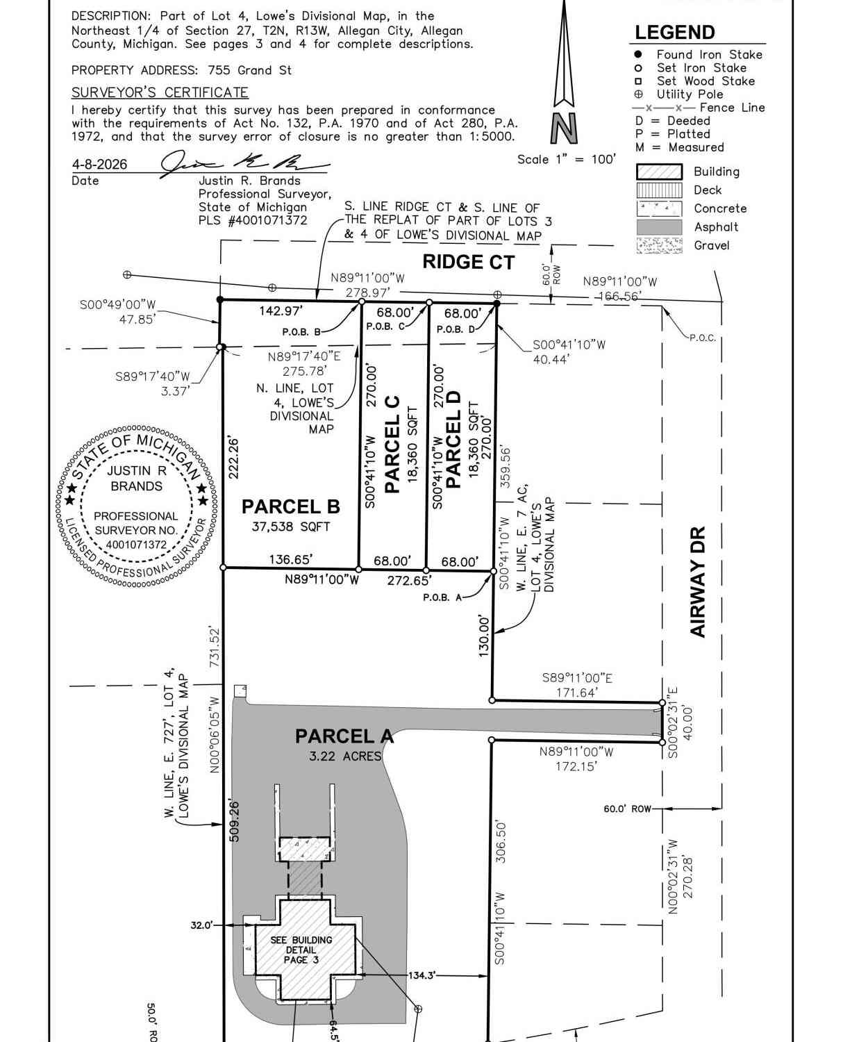 Vacant Land For Sale - VL LOT C Ridge Court<br/> Allegan, MI 49010