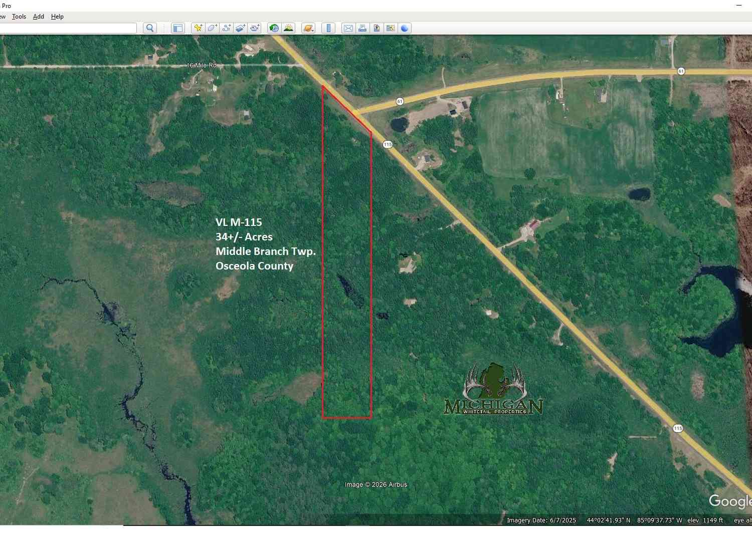 Vacant Land For Sale - M-115<br/> Marion, MI 49665