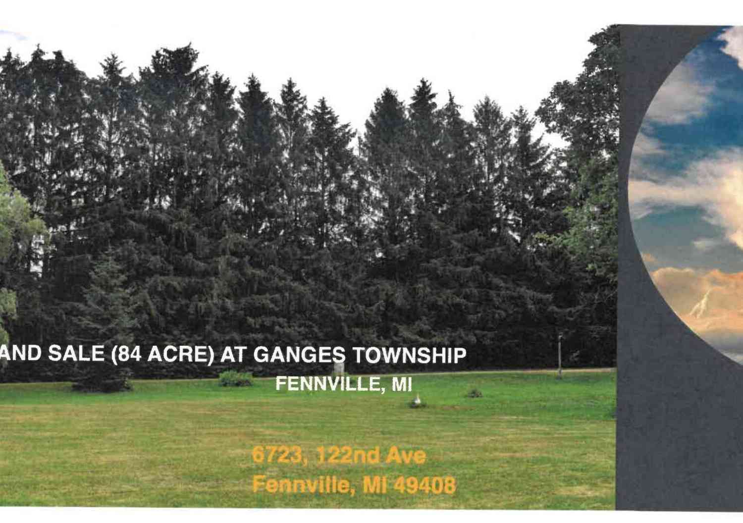 Vacant Land For Sale - 6723 122nd Avenue<br/> Fennville, MI 49408