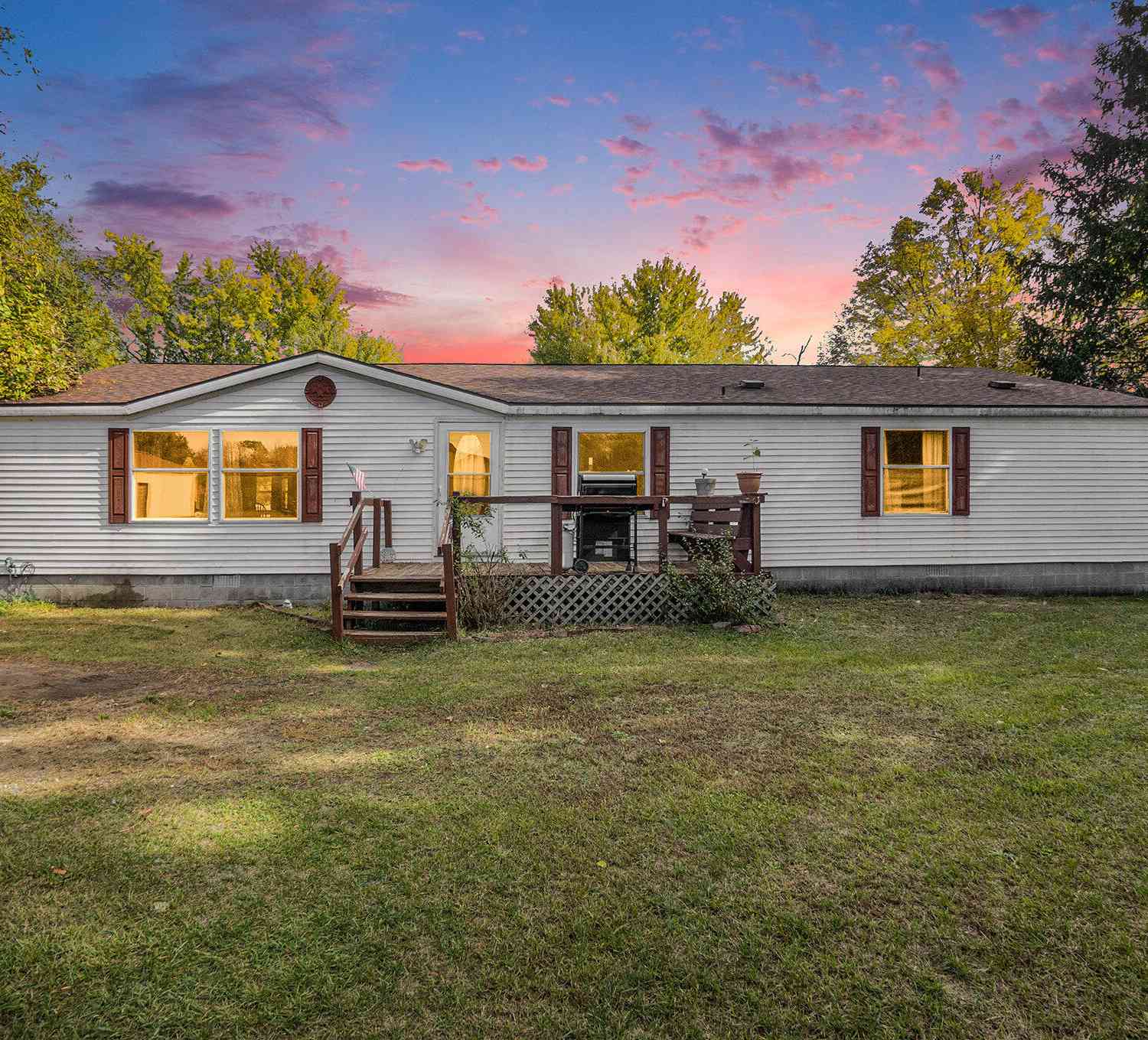 Mobile Home For Sale - 1378 Big Oak Drive<br/> Osceola County, Hersey, MI 49639