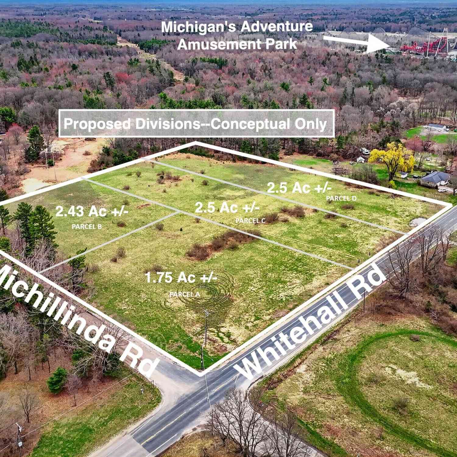 Vacant Land For Sale - Vl Parcel B 2.43 Michillinda Road<br/> Muskegon, MI 49445