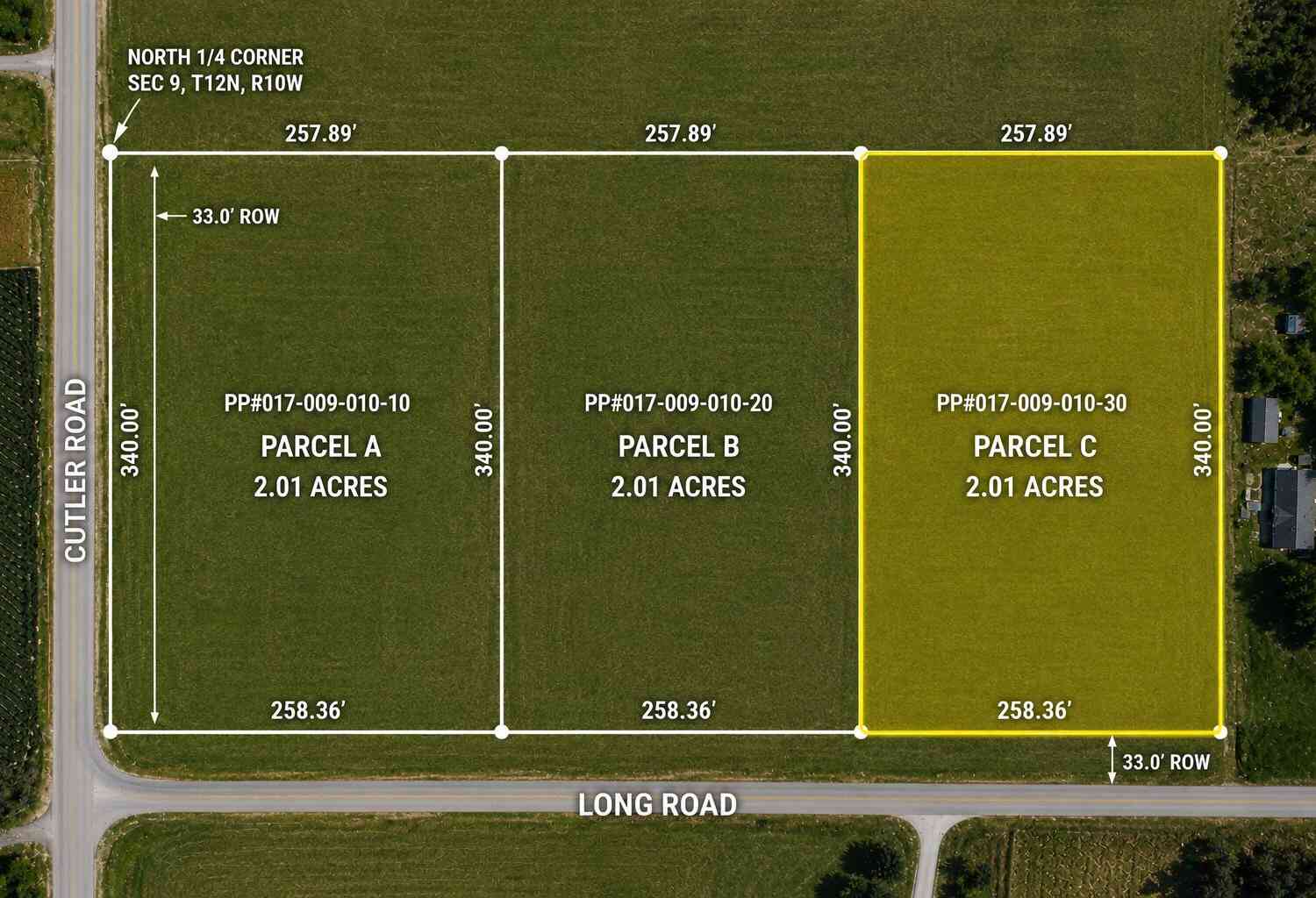 Vacant Land For Sale - Long Road #V/L PARCEL C<br/> Howard City, MI 49329