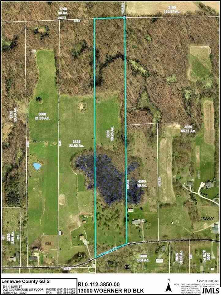 Vacant Land For Sale - 13000 Woerner Road<br/> Manitou Beach, MI 49253