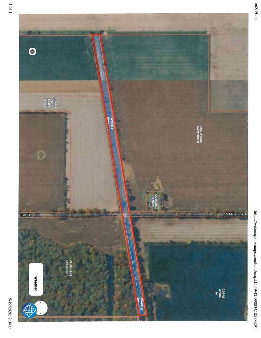 Vacant Land For Sale - 15 Mile Road<br/> Tekonsha, MI 49092