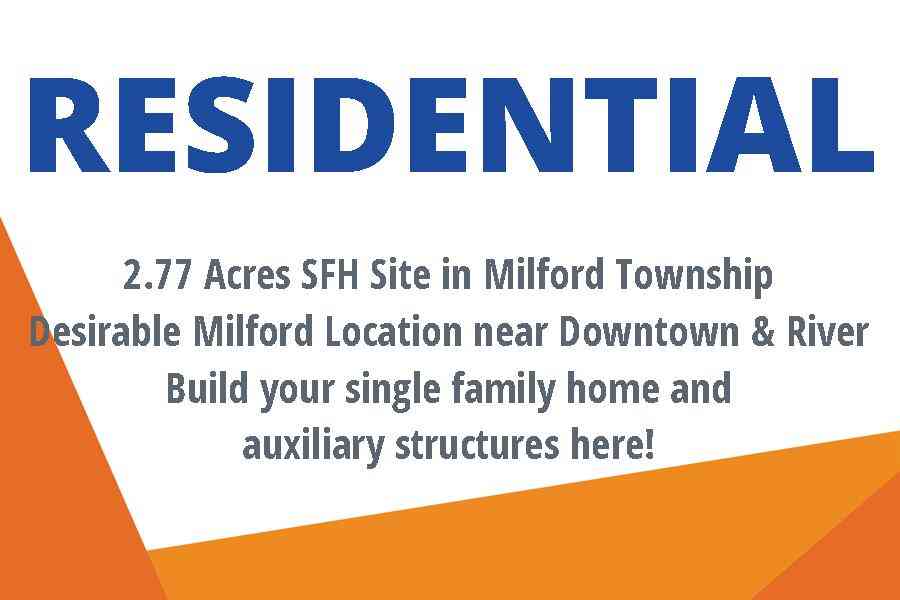 Vacant Land For Sale - 1480 Old Plank Road<br/> Milford, MI 48381