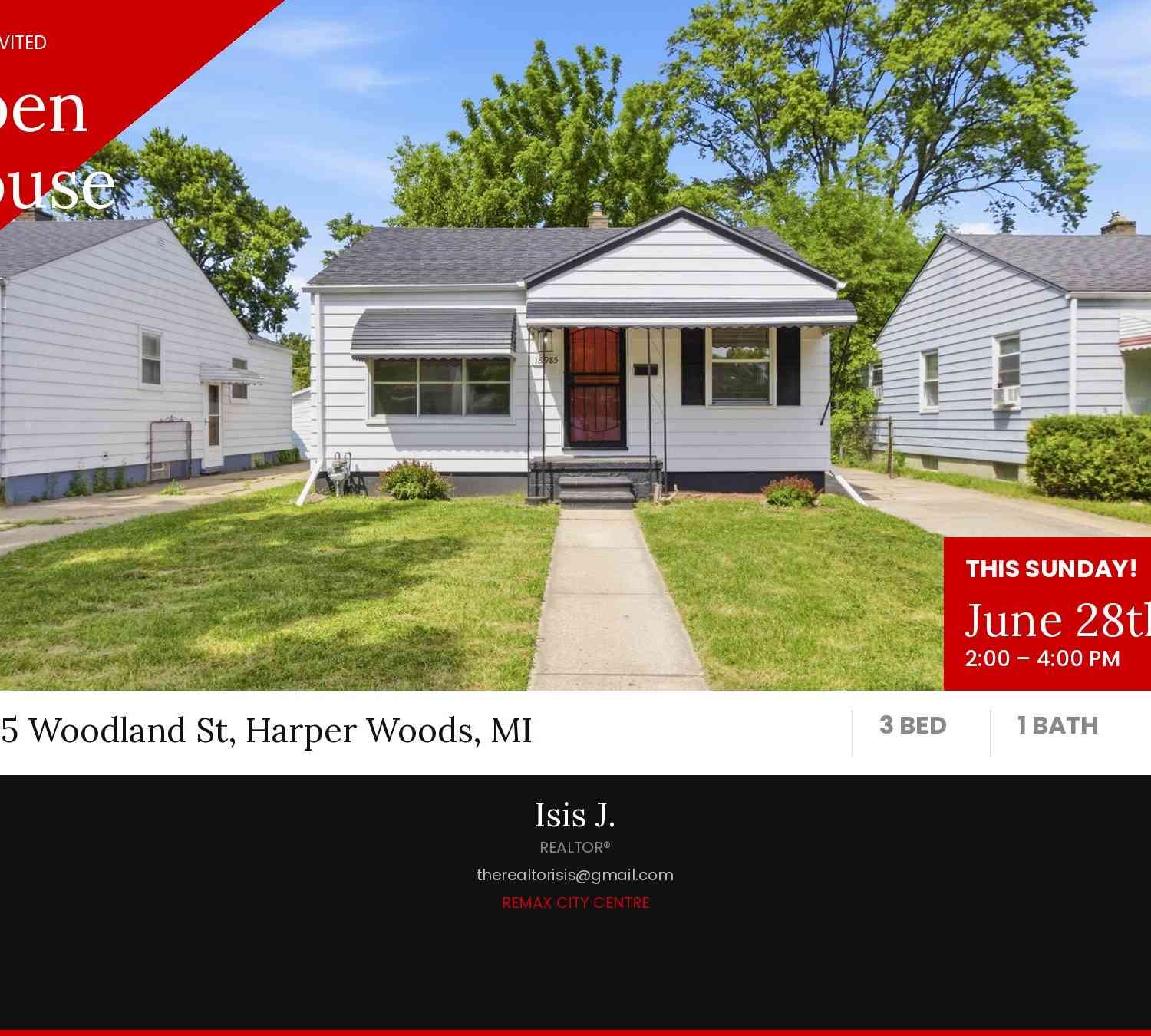 Homes For Sale - 18985 Woodland Street<br/> Harper Woods, MI 48225