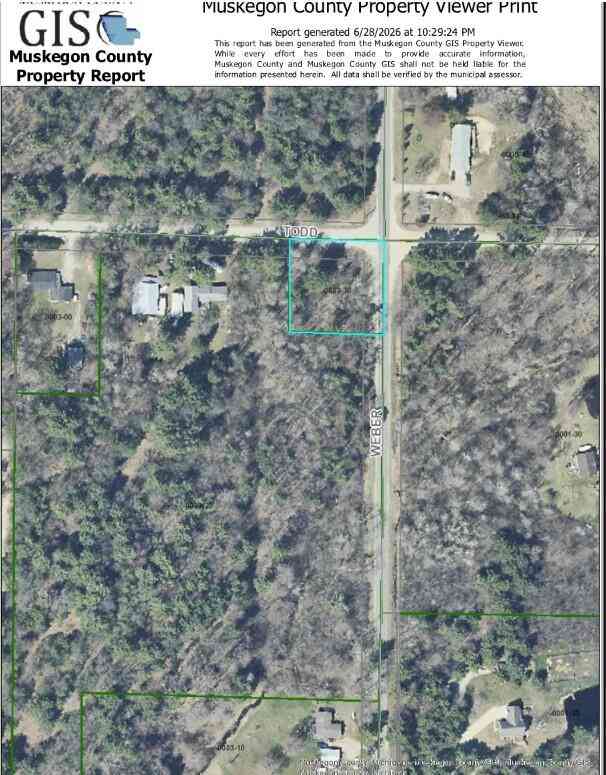 Vacant Land For Sale - VL Todd Road<br/> Muskegon County, Whitehall, MI 49461