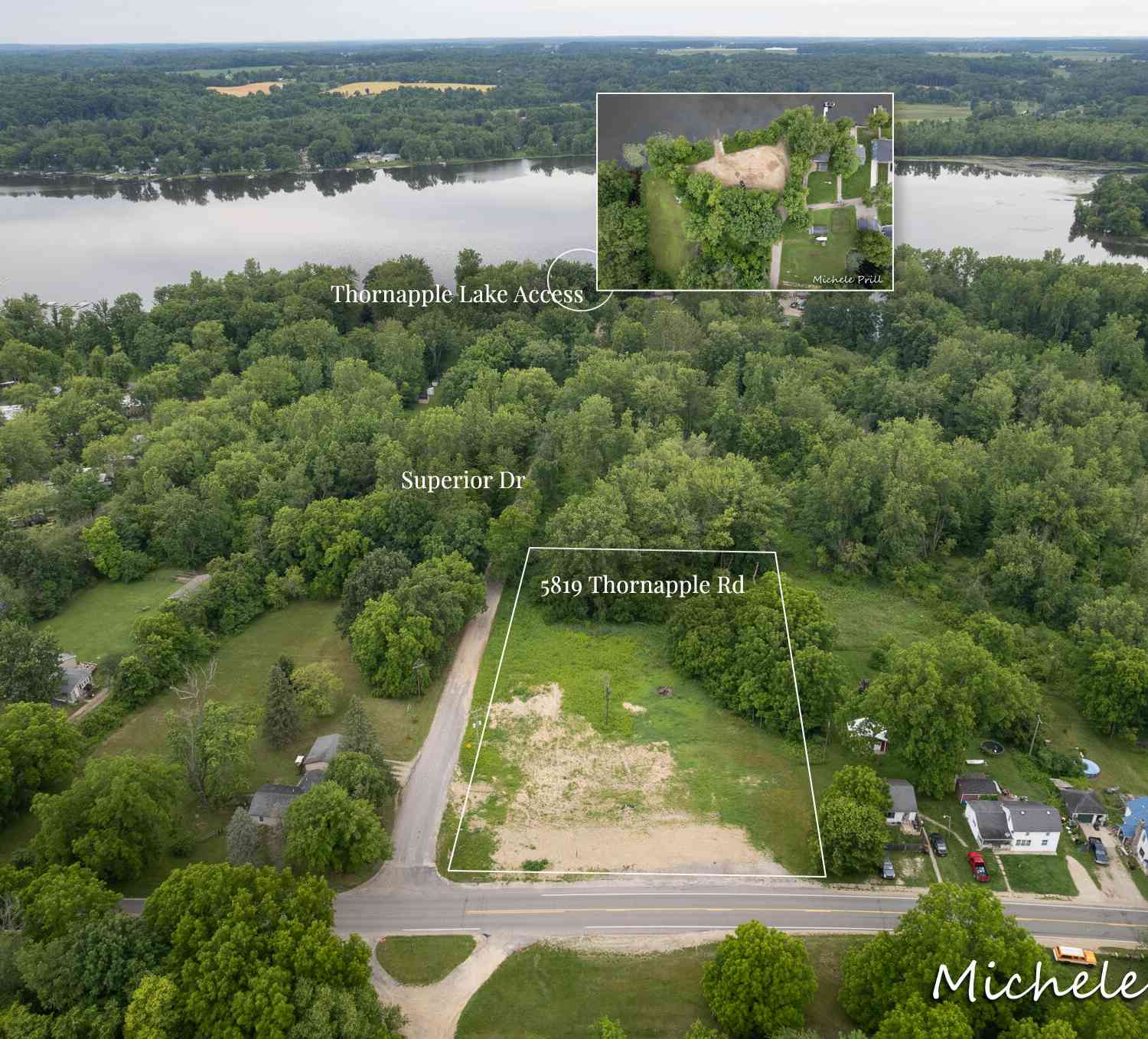 Vacant Land For Sale - 5819 Thornapple Lake Road<br/> Nashville, MI 49073