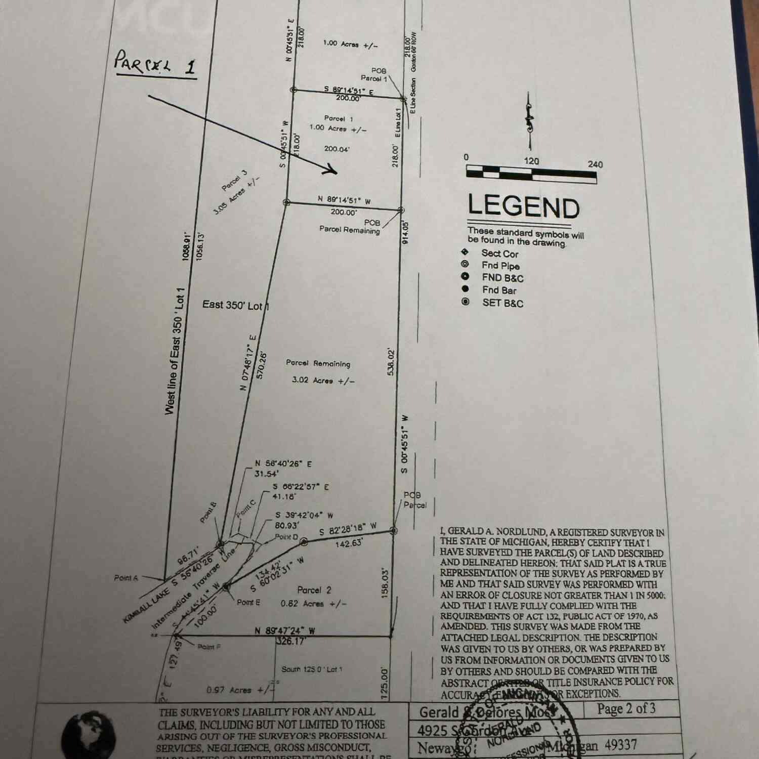 Vacant Land For Sale - 4925 S Gordon Avenue<br/> Newaygo County, Newaygo, MI 49337