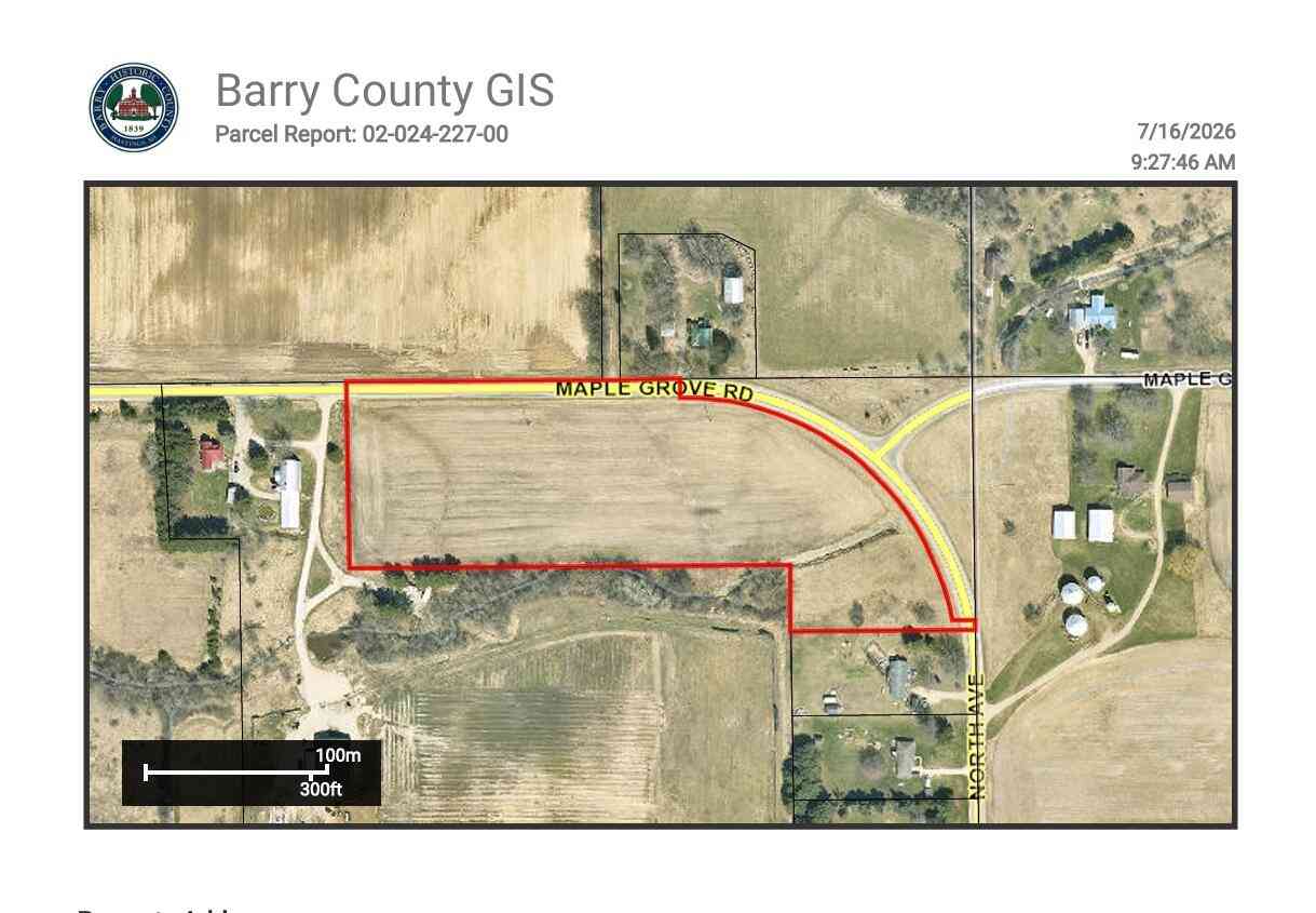 Vacant Land For Sale - 0 PAR 2 Maple Grove Road<br/> Hastings, MI 49058