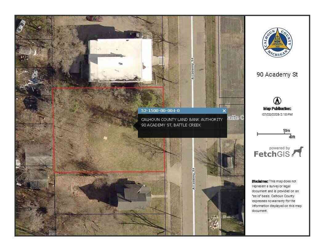 Vacant Land For Sale - 90 Academy Street<br/> Battle Creek, MI 49014