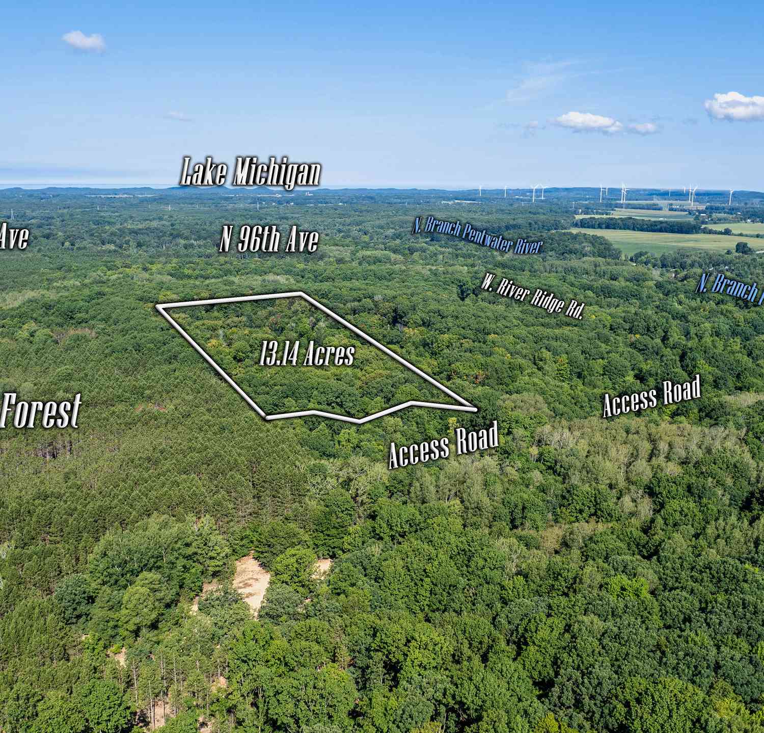 Vacant Land For Sale - 1245 W River Ridge Road<br/> Pentwater, MI 49449
