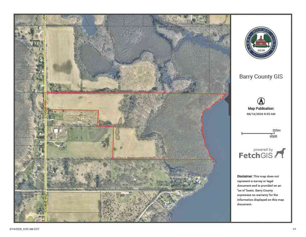 Vacant Land For Sale - VL Cobb Road<br/> Barry County, Delton, MI 49046