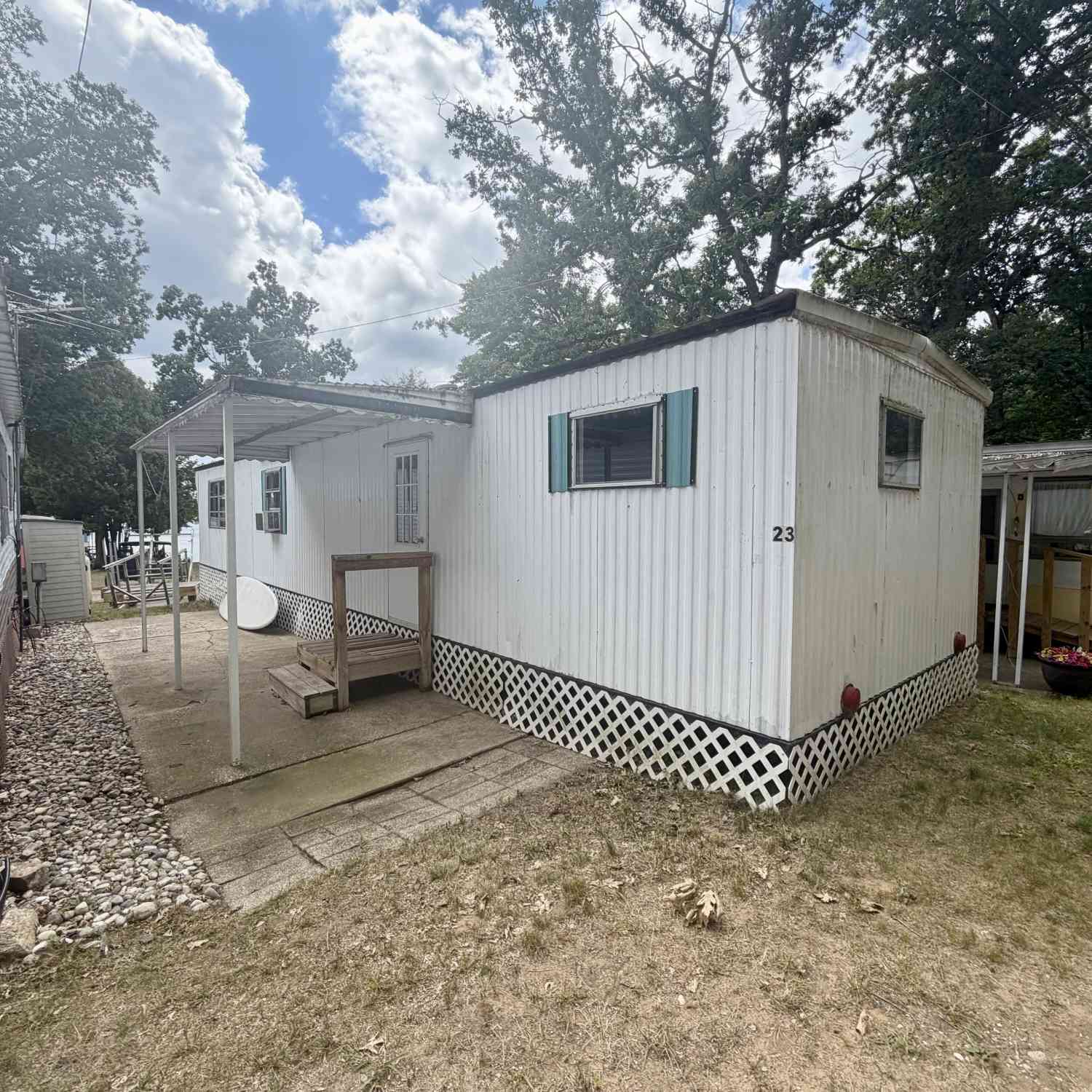 Mobile Home For Sale - 3286 Wolf Lake Drive #23<br/> Lake County, Baldwin, MI 49304