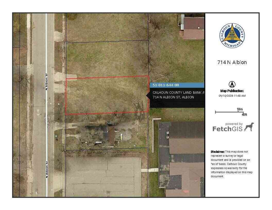 Vacant Land For Sale - 714 N Albion Street<br/> Calhoun County, Albion, MI 49224