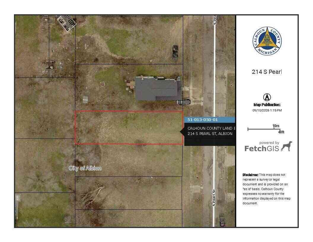 Vacant Land For Sale - 214 S Pearl Street<br/> Calhoun County, Albion, MI 49224