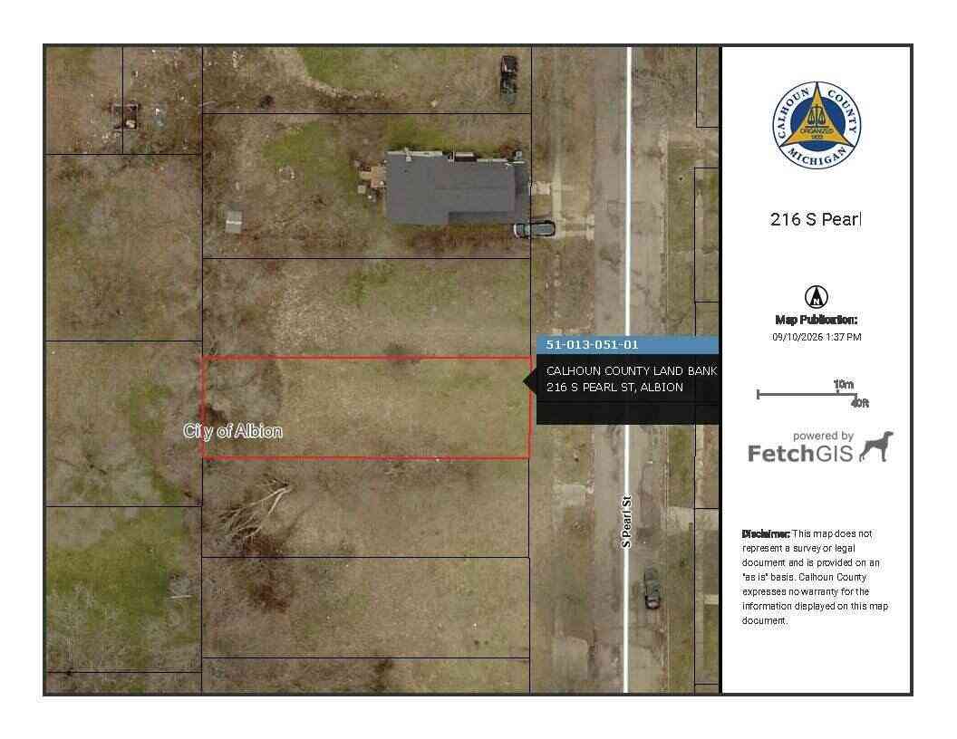 Vacant Land For Sale - 216 S Pearl Street<br/> Calhoun County, Albion, MI 49224