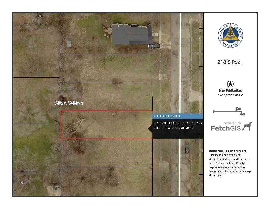 Vacant Land For Sale - 218 S Pearl Street<br/> Calhoun County, Albion, MI 49224