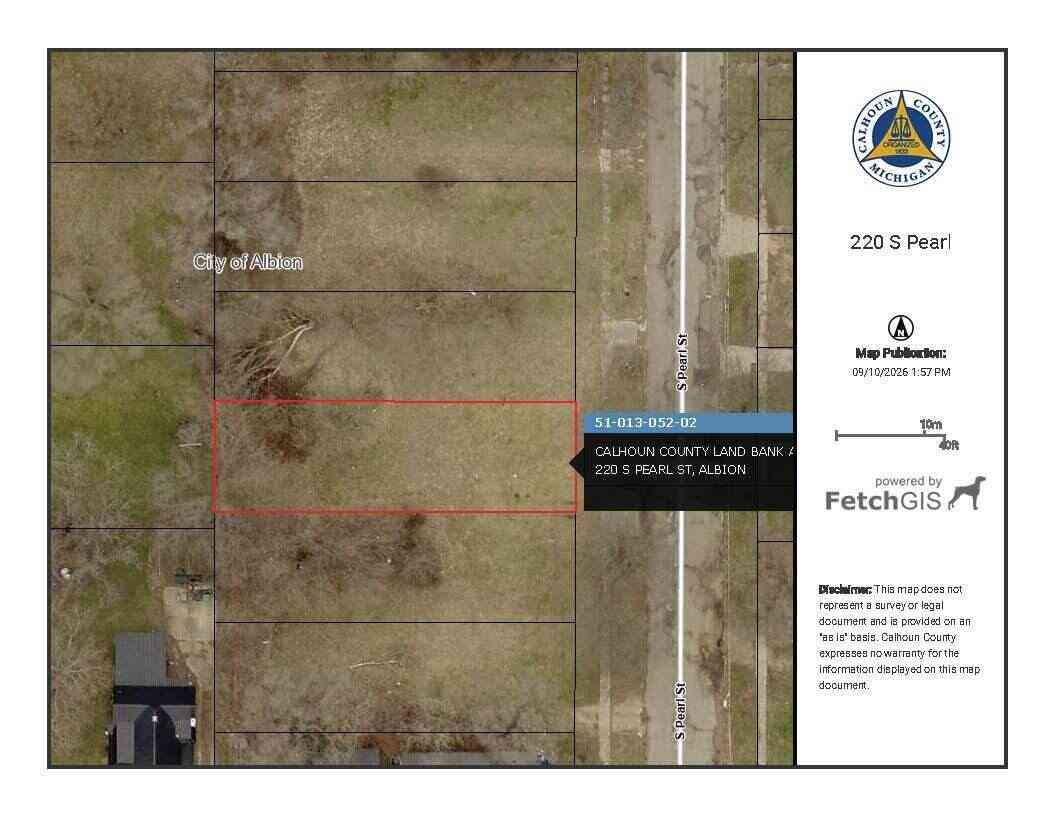 Vacant Land For Sale - 220 S Pearl Street<br/> Calhoun County, Albion, MI 49224