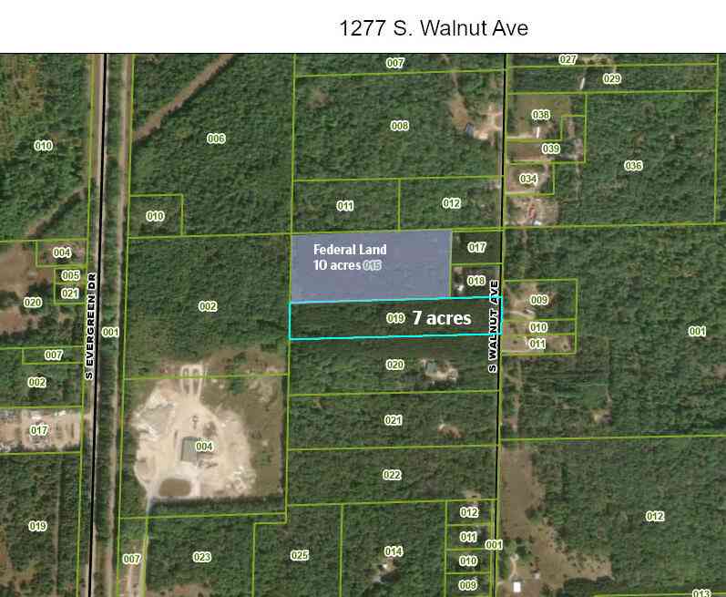 Vacant Land For Sale - 1277 S Walnut Avenue<br/> White Cloud, MI 49349