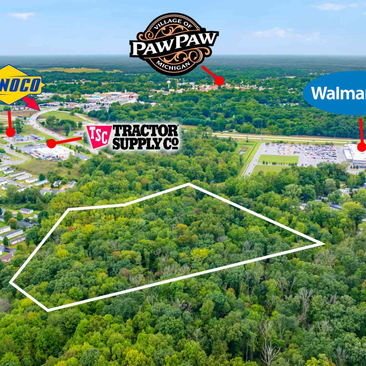 Vacant Land For Sale - 1020 M-40<br/> Paw Paw, MI 49079