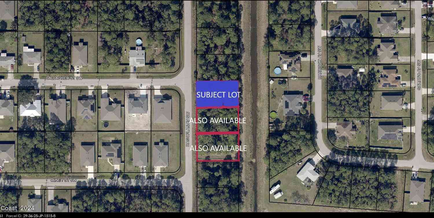Vacant Land For Sale - 2575 Hagoplan Avenue<br/> Palm Bay, FL 32908
