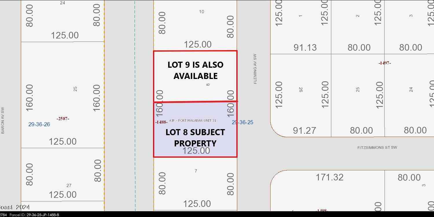 Vacant Land For Sale - 2428 Fleming Avenue<br/> Palm Bay, FL 32908
