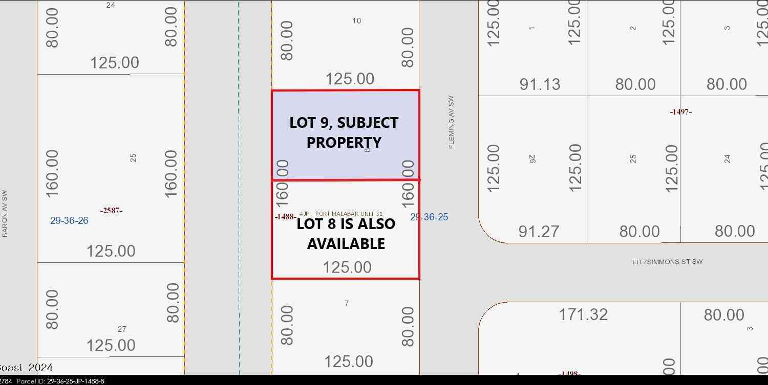 Vacant Land For Sale - 2418 Fleming Avenue<br/> Palm Bay, FL 32908