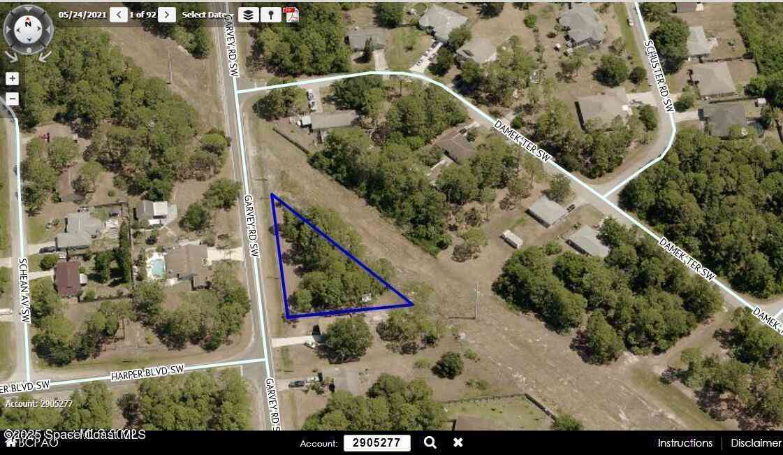 Vacant Land For Sale - 749 Garvey Drive<br/> Palm Bay, FL 32908