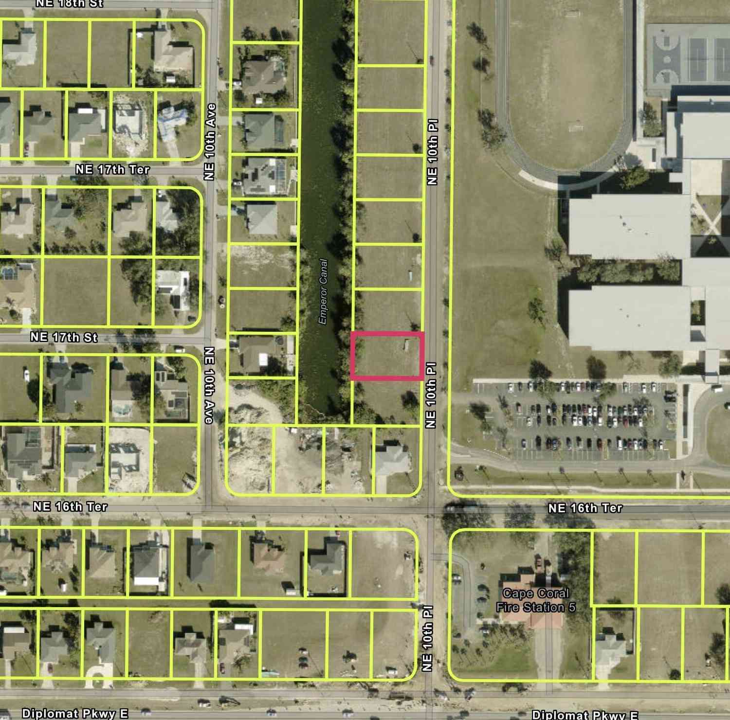 Vacant Land For Sale - 1628 NE 10th Place<br/> Lee County, Cape Coral, FL 33914