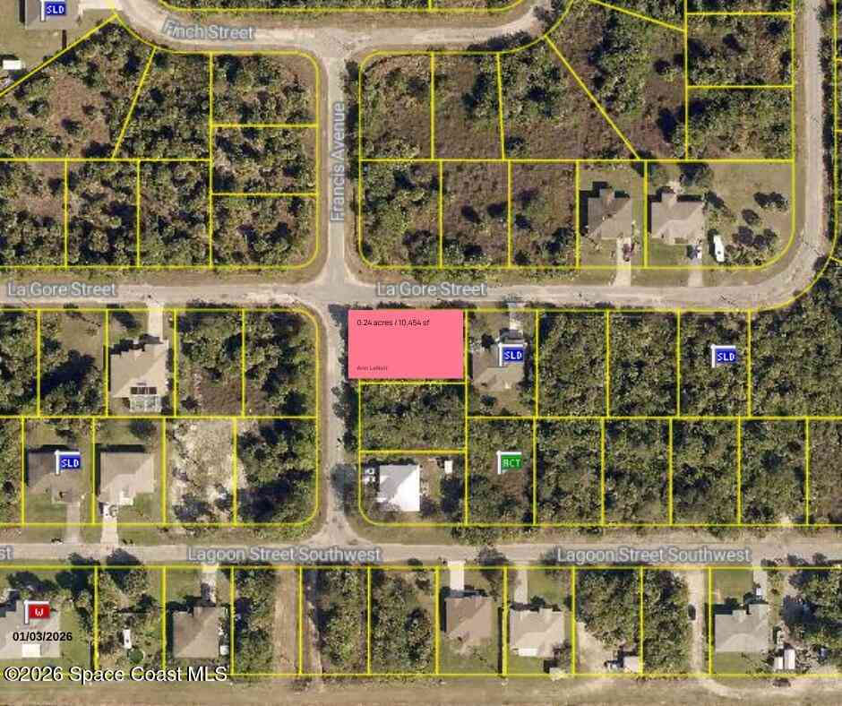 Vacant Land For Sale - 000 La Gore Street<br/> Palm Bay, FL 32908