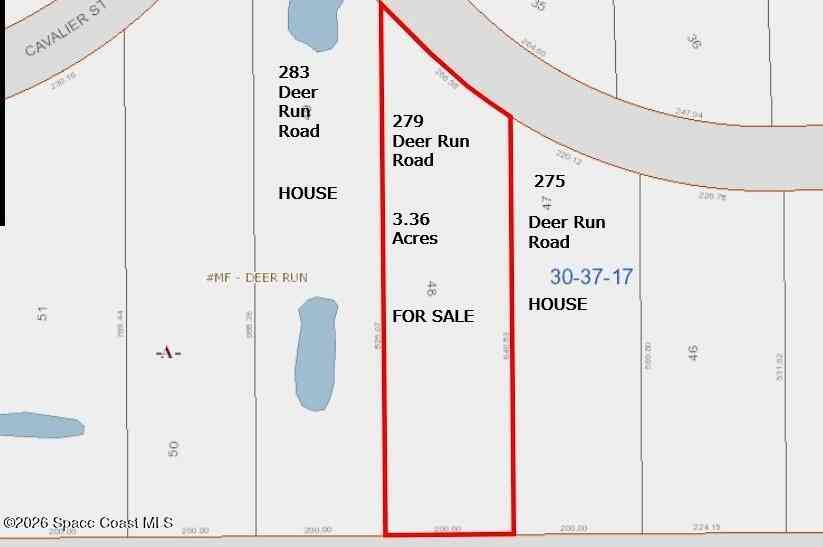 Vacant Land For Sale - 279 Deer Run Road<br/> Palm Bay, FL 32909