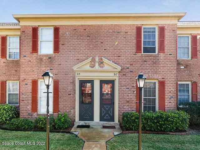 Condo For Rent - 917 Jamestown Avenue #100<br/> Indian Harbour Beach, FL 32937