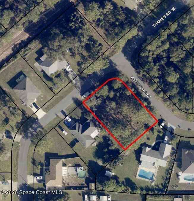 Vacant Land For Sale - 2159 Thames (corner Wilcox) Road<br/> Palm Bay, FL 32909
