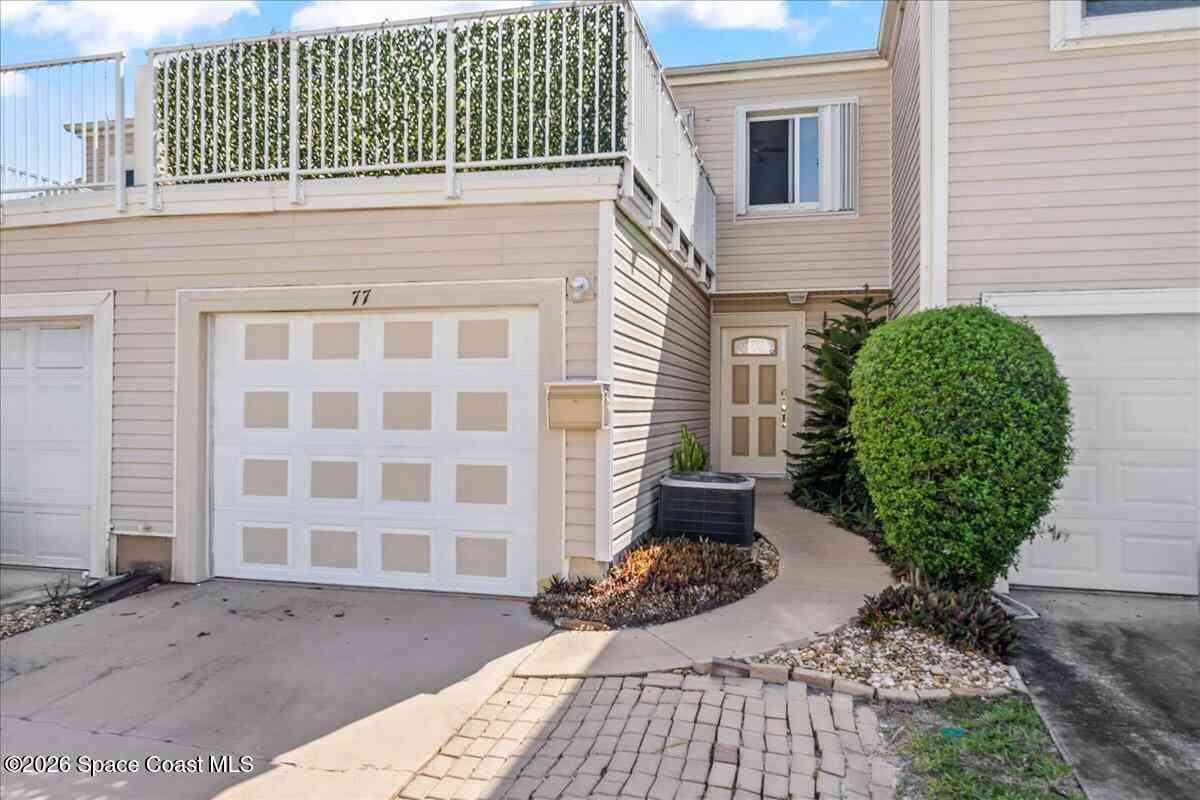 Townhouse For Sale - 77 Emerald Court<br/> Satellite Beach, FL 32937