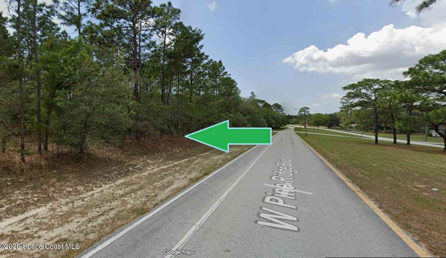 Vacant Land For Sale - 1546 W Pine Ridge Boulevard<br/> Citrus County, Beverly Hlls, FL 34465