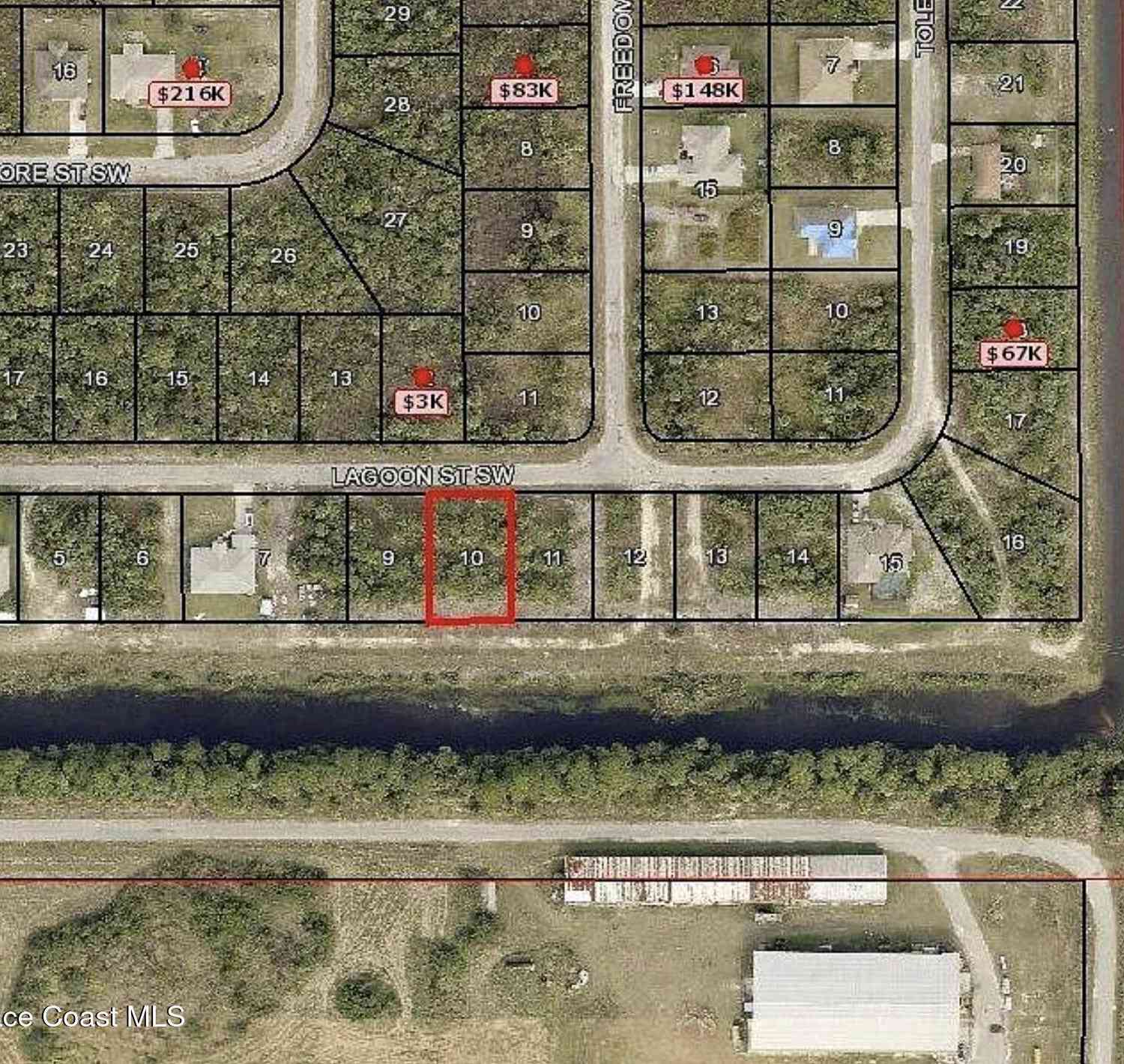 Vacant Land For Sale - 158 Lagoon Street<br/> Palm Bay, FL 32908