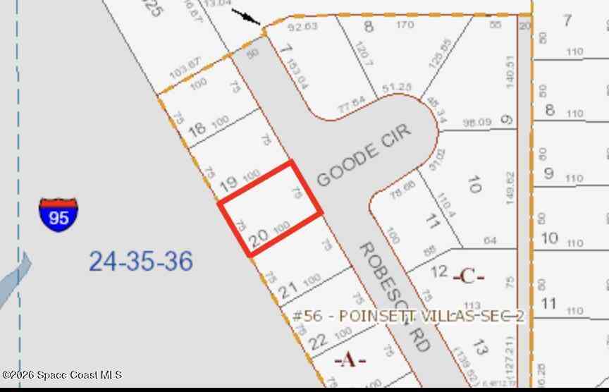 Vacant Land For Sale - Robeson (lot 20) Road<br/> Cocoa, FL 32926