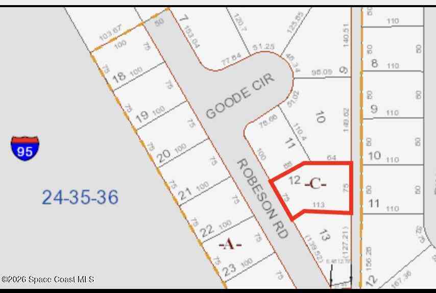 Vacant Land For Sale - Robeson (lot 12) Road<br/> Cocoa, FL 32926