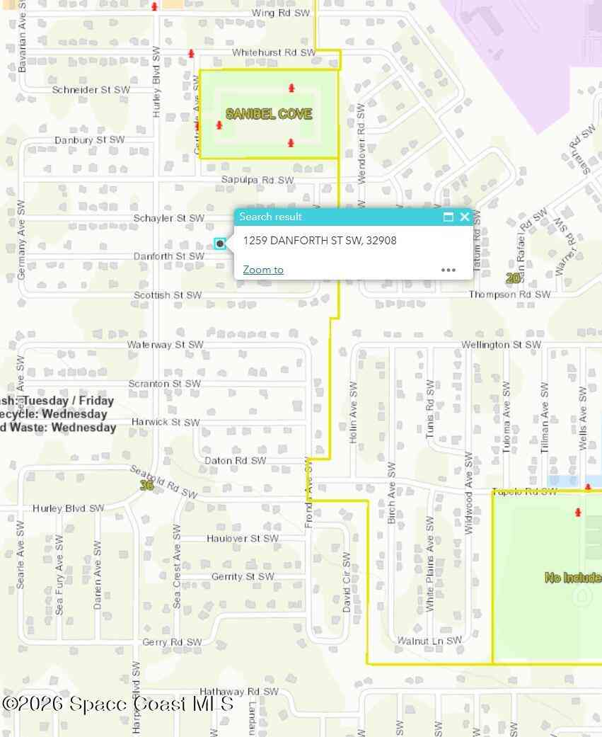Vacant Land For Sale - 1259 SW Danforth Street<br/> Brevard County, Palm Bay, FL 32908