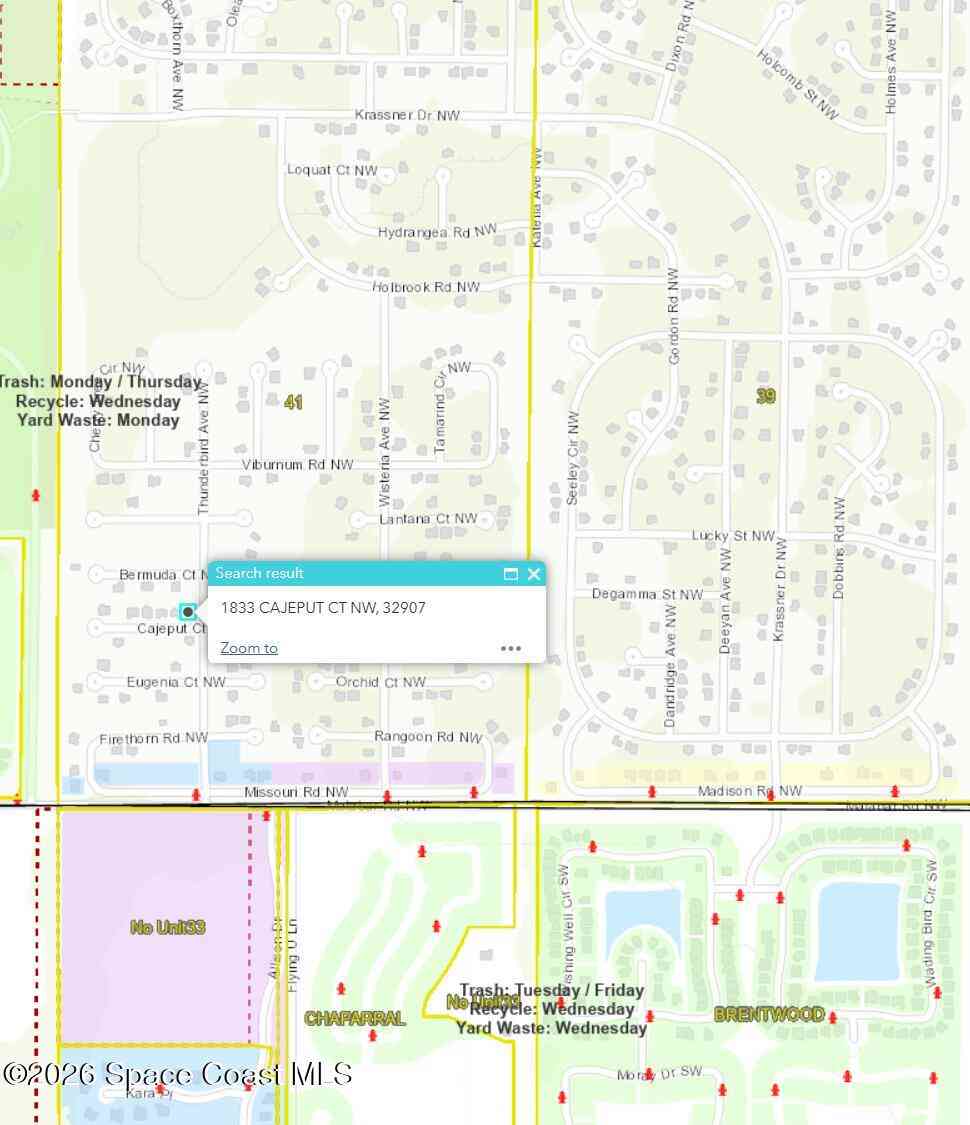 Vacant Land For Sale - 1833 Cajeput Court<br/> Brevard County, Palm Bay, FL 32907