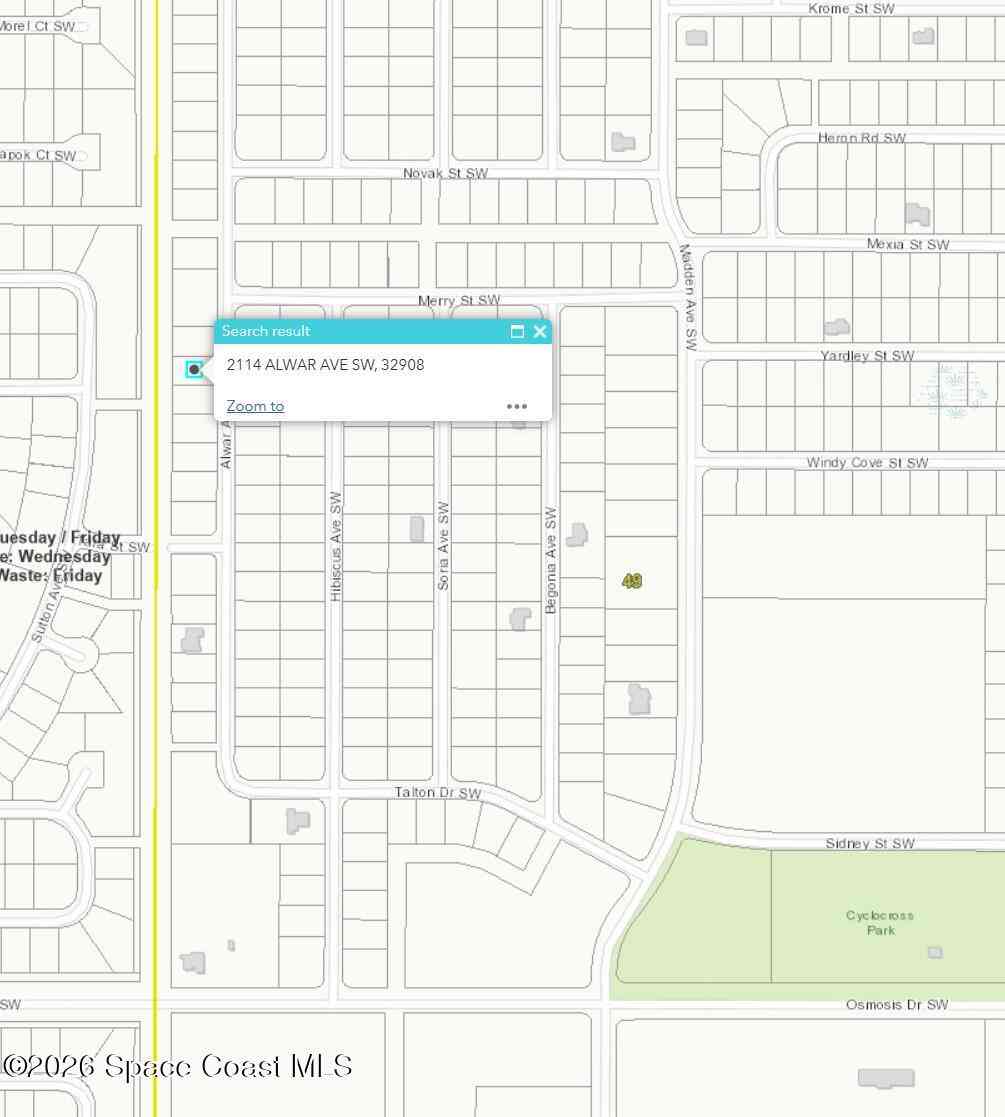 Vacant Land For Sale - 2114 Alwar Avenue<br/> Palm Bay, FL 32908