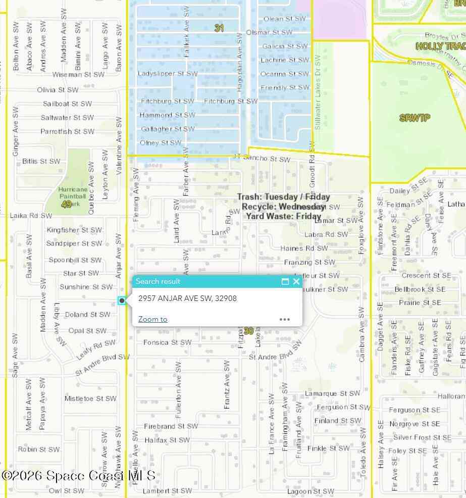 Vacant Land For Sale - 2957 Anjar Avenue<br/> Palm Bay, FL 32908
