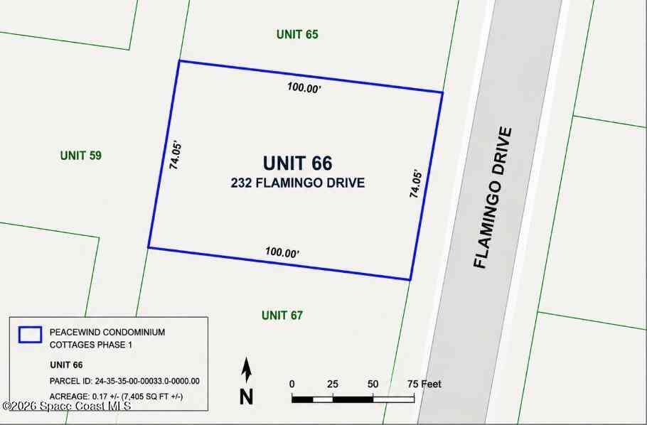 Vacant Land For Sale - 232 Flamingo Drive<br/> Cocoa, FL 32926