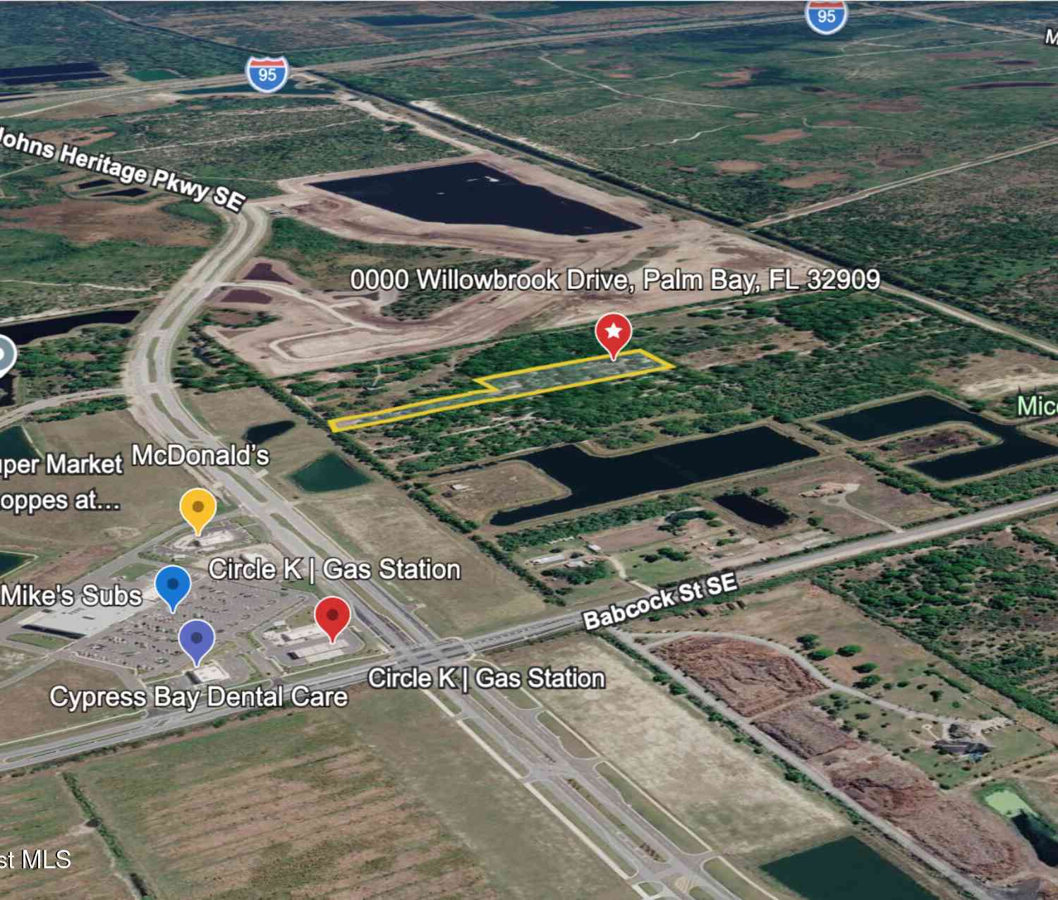 Vacant Land For Sale - 0000 Willowbrook Drive<br/> Palm Bay, FL 32909