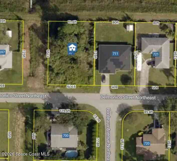 Vacant Land For Sale - 701 Delmonico Street<br/> Palm Bay, FL 32907