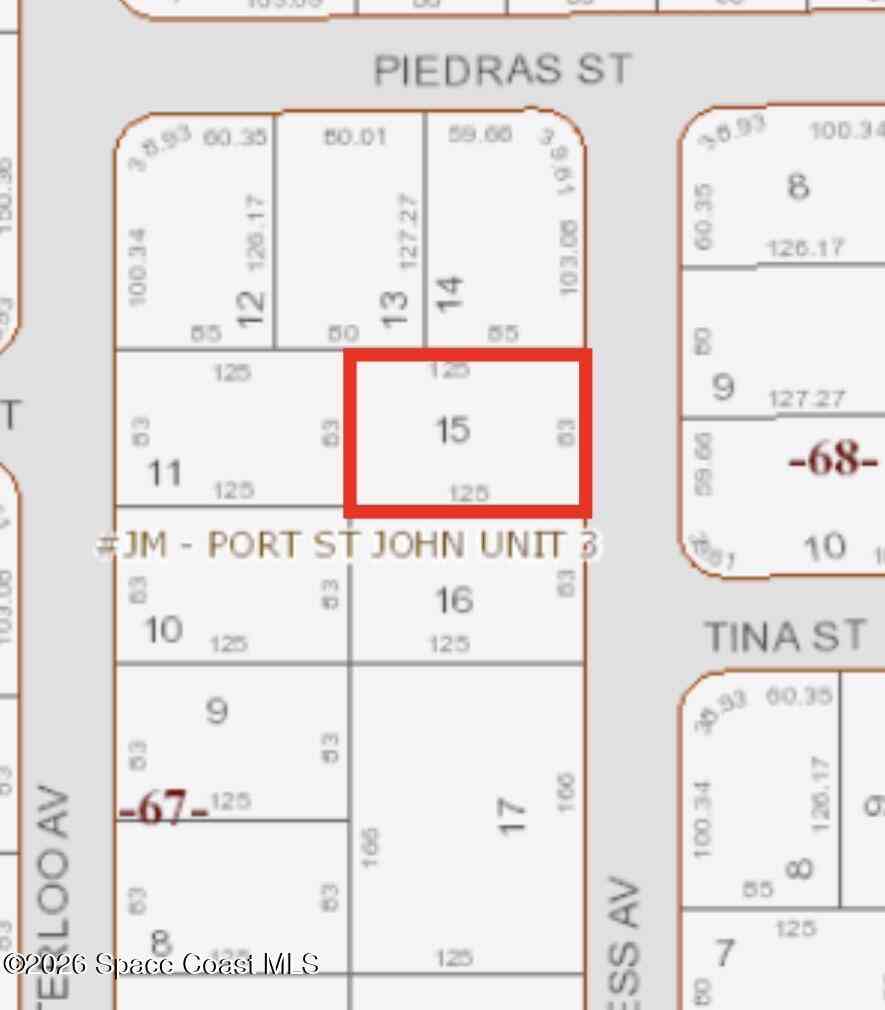 Vacant Land For Sale - 6170 Wilderness Avenue<br/> Brevard County, Cocoa, FL 32927