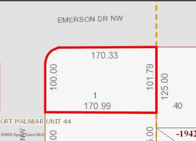 Vacant Land For Sale - 1299 Lamplighter Drive<br/> Palm Bay, FL 32907