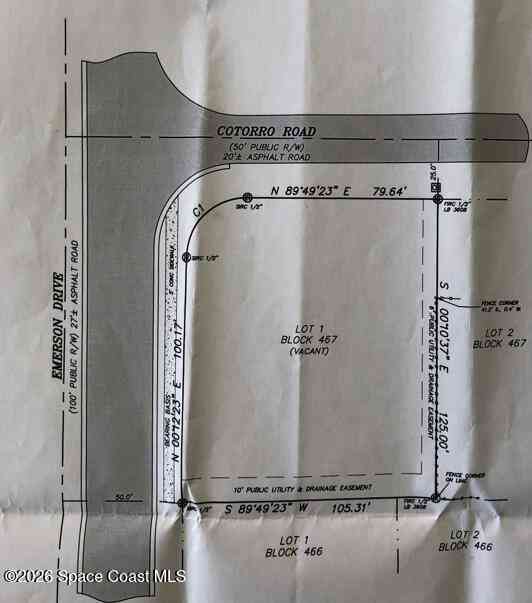 Vacant Land For Sale - 860 Cotorro Road<br/> Brevard County, Palm Bay, FL 32909